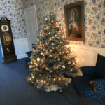 Christmas decorations at OLC